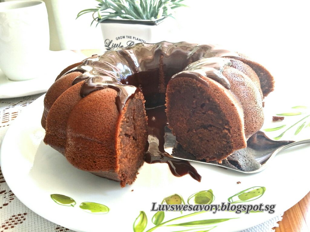 Luvswesavory Chocolate Yogurt Bundt Cake