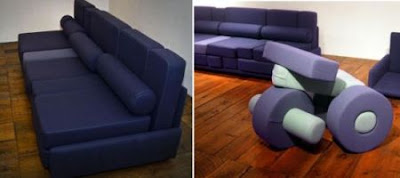 Diseño de sofá o sillón creativo