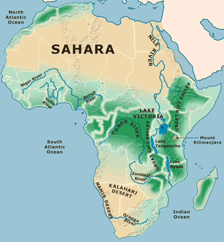 What Three Main Landform Regions Are Found In Southern Africa 40
