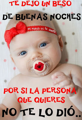 Bebes con frases de buenas noches Bebes con frases de buenas noches