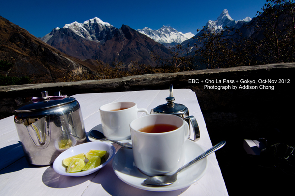 Lemon Tea at Everest View Hotel