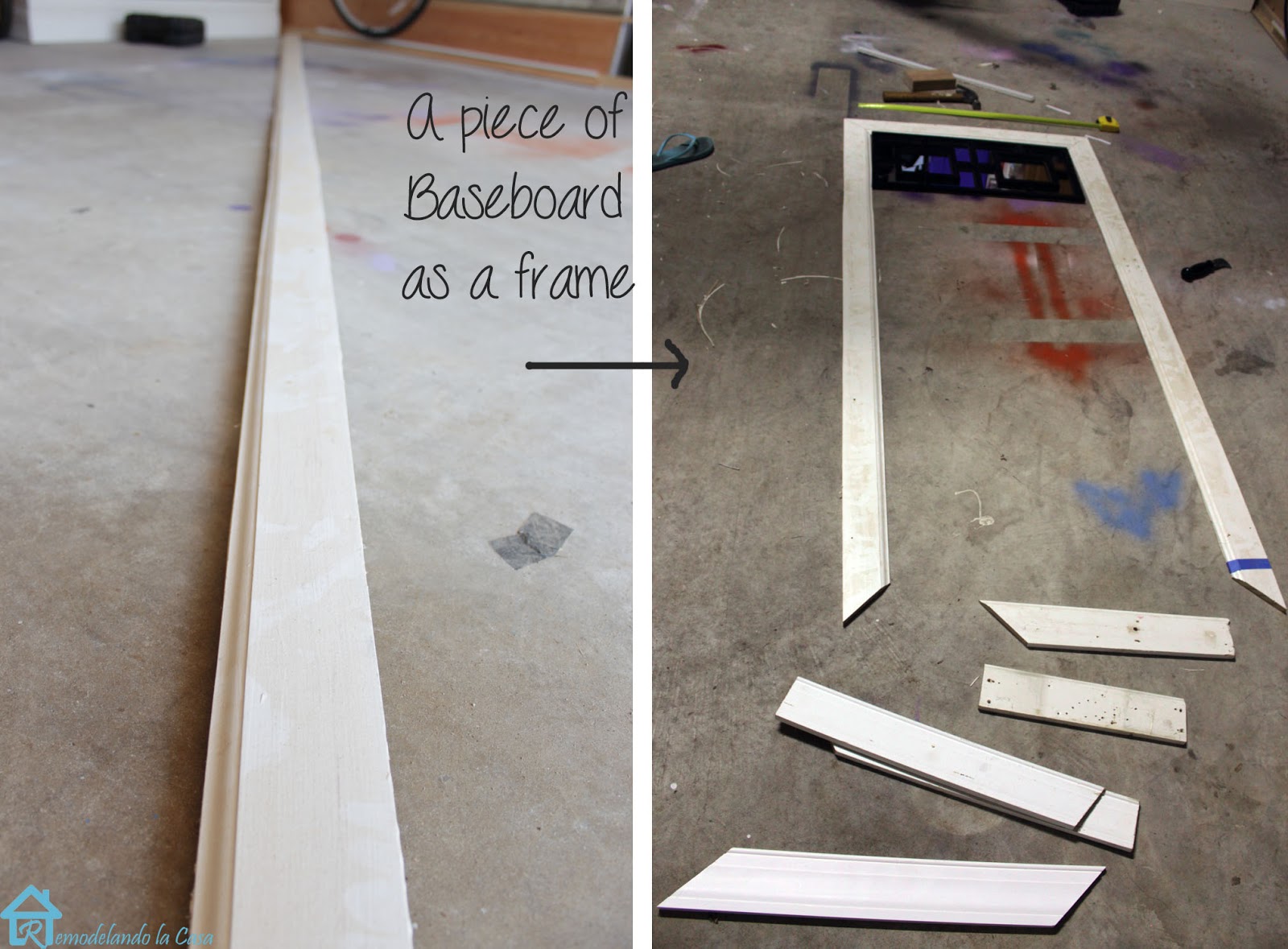 Diy Chalkboard with Tray Remodelando la Casa