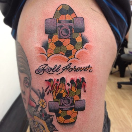 LVMENES Tatuagens de Skate Skate Tattoos
