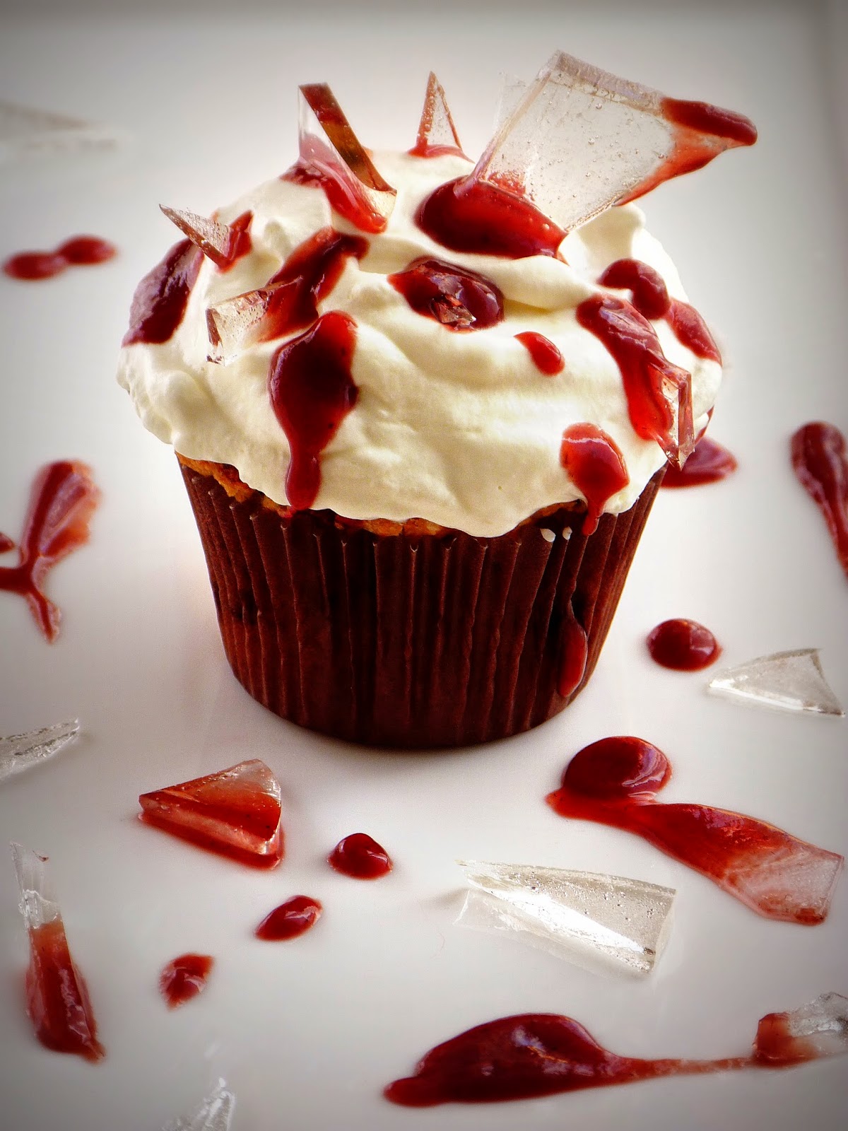 Chic, Chic, Chocolat Cupcakes sanglants d'Halloween