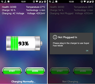 Charge your android phone quickly with Super Fast charging App