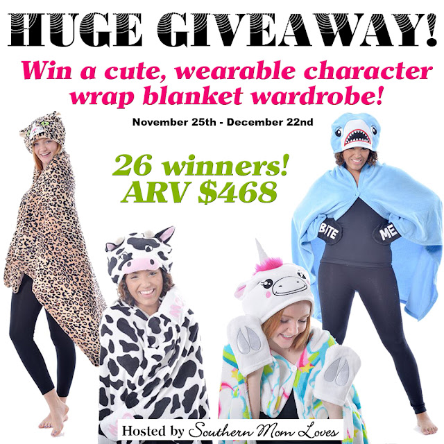 Character Blanket Wrap Wardrobe giveaway, contest