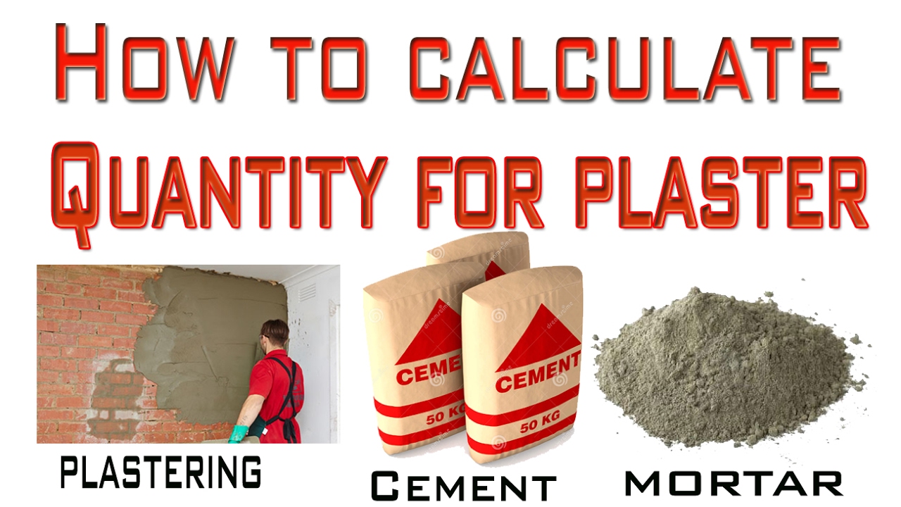 Teach Civil How To Calculate Cement Sand Quantity For Plastering