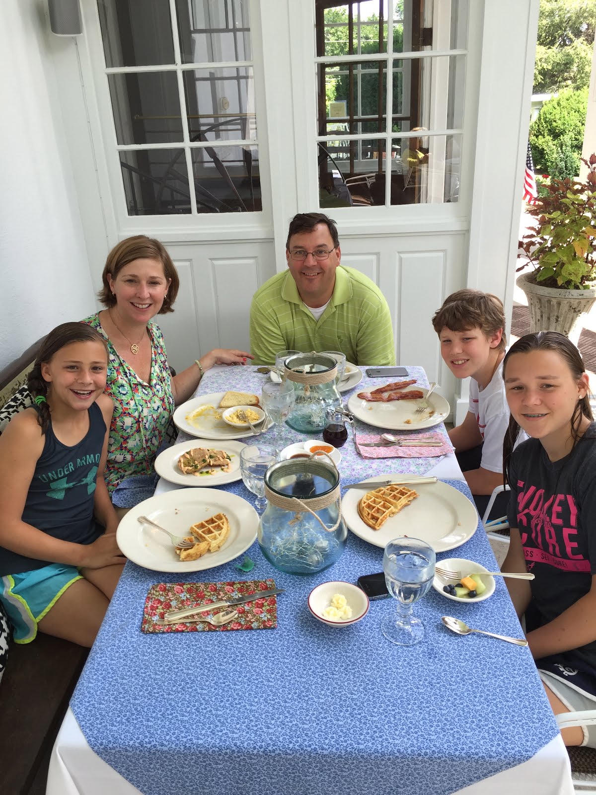 Family of Five at the Table