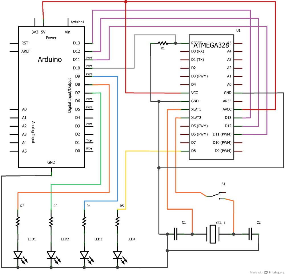 program at90s2313 with arduino uno datasheet