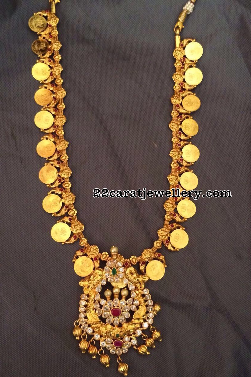 kasu mala with stones