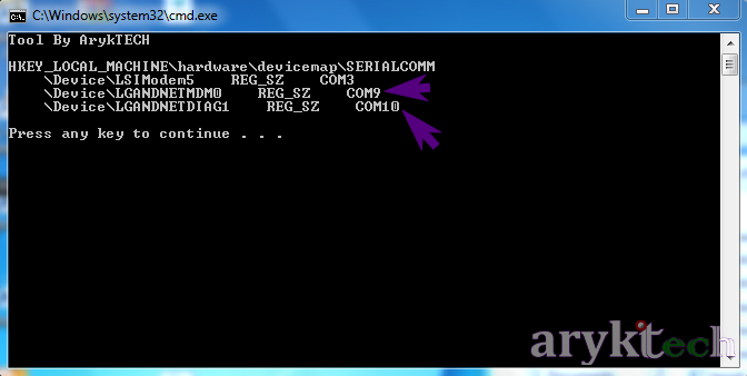 Striped-ADB COM Ports Tool