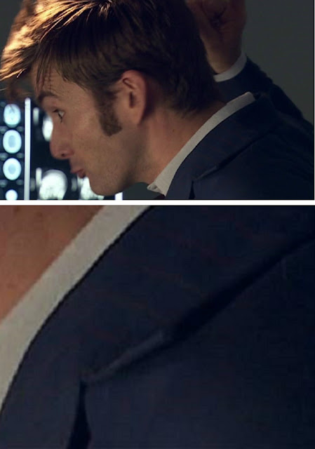 10th Doctor blue suit collar 10th Doctor blue suit collar