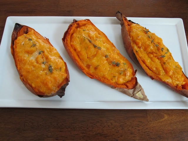 Barefoot Contessa Twice-Baked Sweet Potatoes