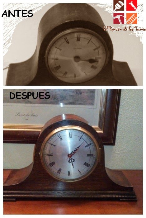 viejo reloj restaurado