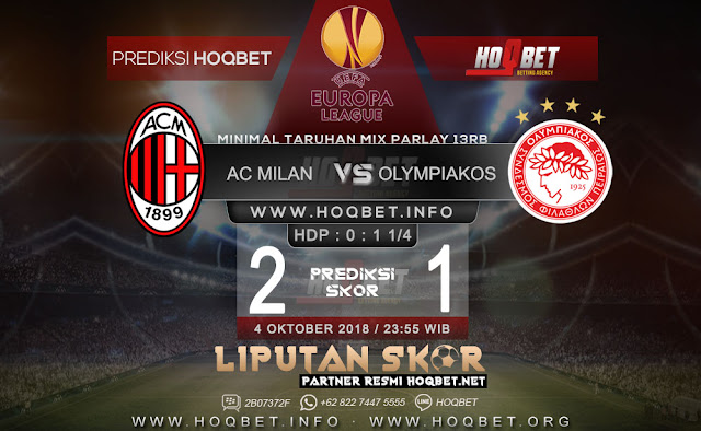 Prediksi AC Milan vs Olympiakos 4 Oktober 2018 http://www.liputanskor.com/