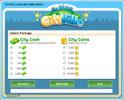cityville cash adder