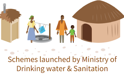  Schemes launched by Ministry of Drinking water & Sanitation