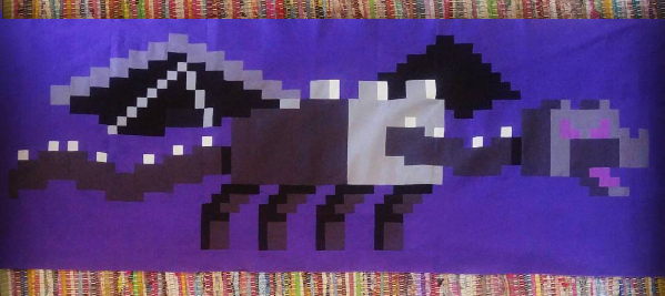 Seriously..I think it needs stitches.: Minecraft Mondays Sew Along