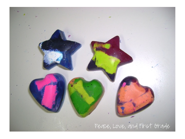 HOW TO MELT CRAYONS INTO FUN SHAPES Peace, Love, and First Grade