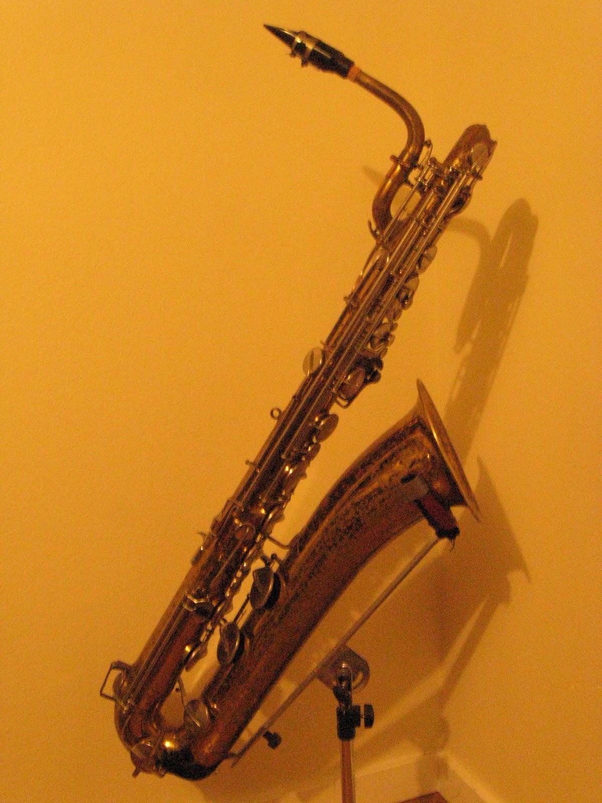 Abracadabra's Musical Instrument Repair Selmer Bundy baritone sax!