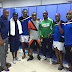 Vincent Enyeama Pictured With Super Eagles Legends