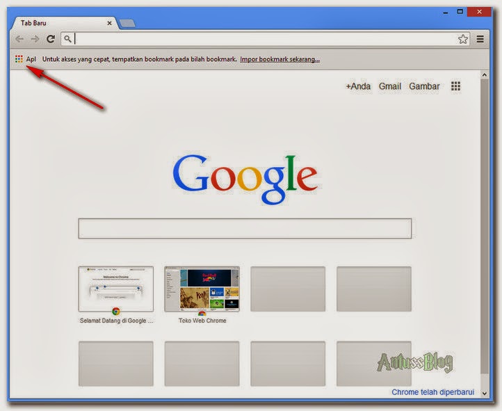 Cara Mengembalikan Google Chrome Ke Halaman Yang Lama Tab Baru Antuss