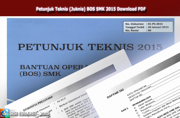 Petunjuk Teknis (Juknis) BOS SMK 2015 Download PDF