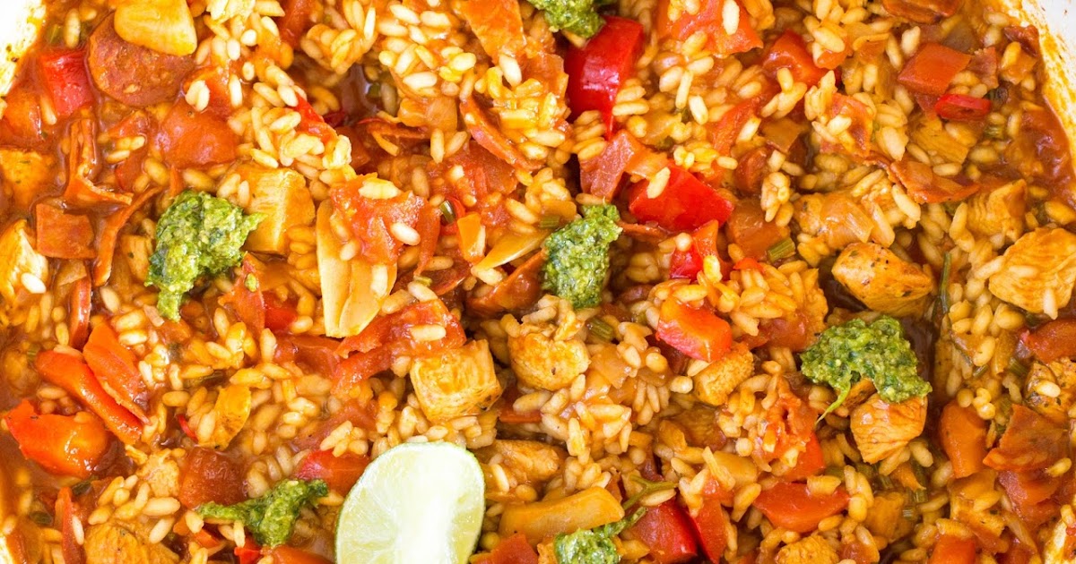 PAELLA Z KURCZAKIEM I CHORIZO COOL & MINTY