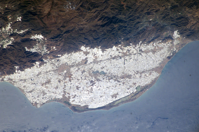 imagen aéra invernaderos Almería 