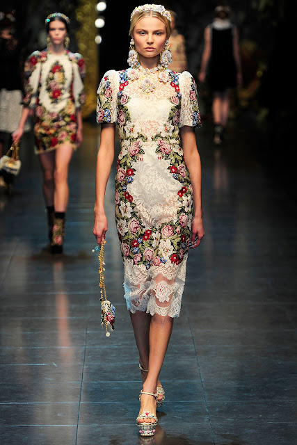 My BEADialogy...: Dolce n Gabbana Fall 2012 RTW part1 (the collection)