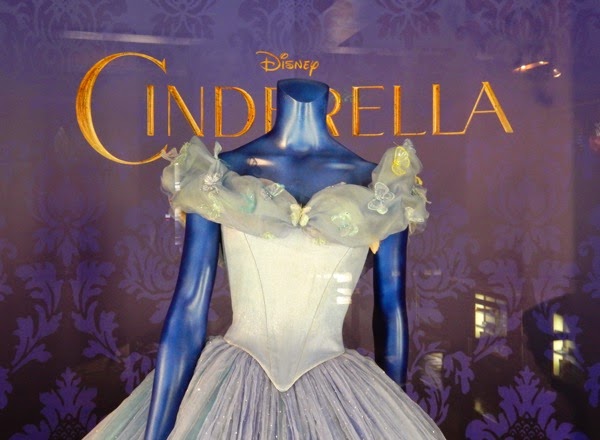 Cinderella film ball gown butterfly detail