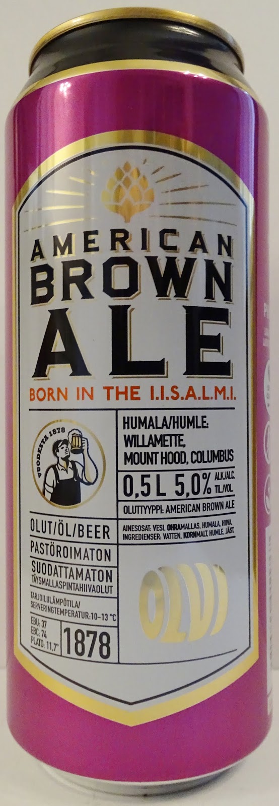 Maisteluni Olvi American Brown Ale