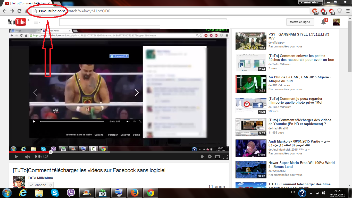 télécharger les vidéos sur Youtube sans logiciel TuToInformatiQue
