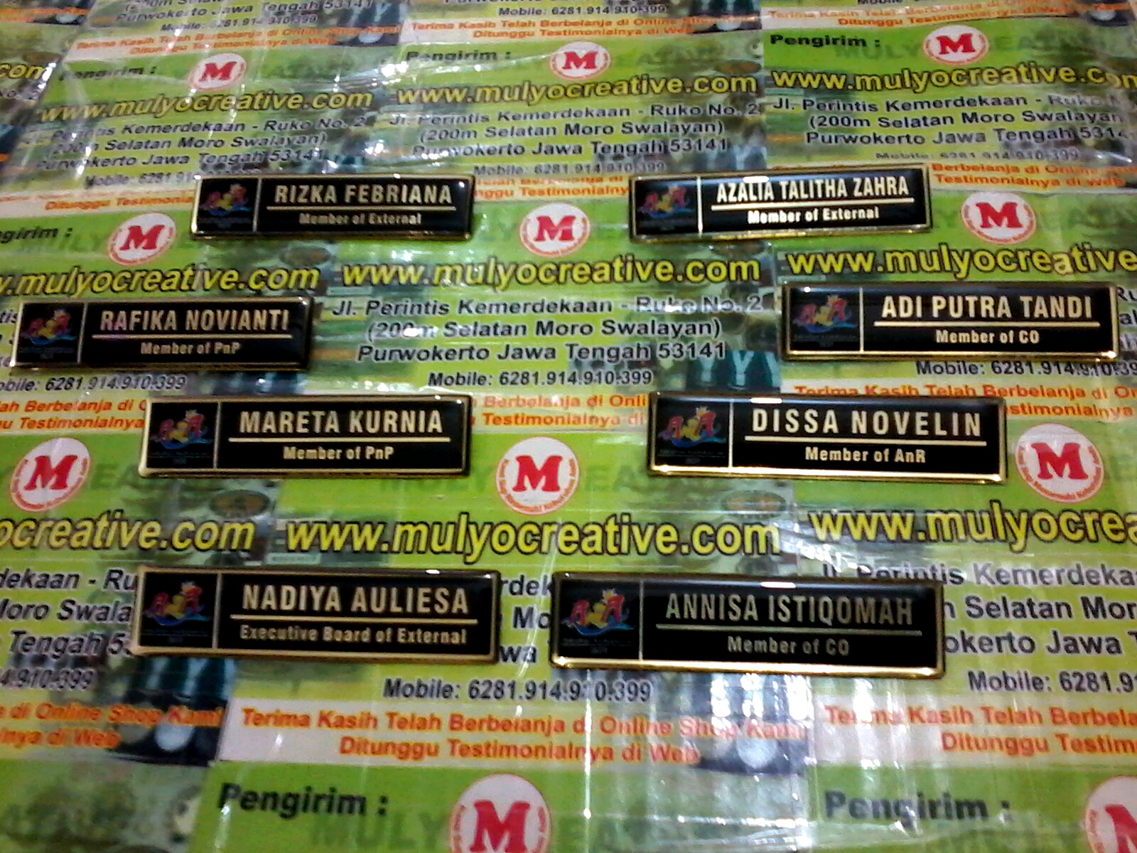 mulyo creative lycal rersin lencana pin piala atribut mulyo creative lycal rersin lencana pin piala atribut