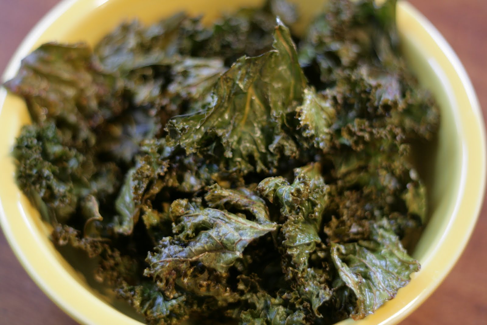 A in Beantown Baked kale chips