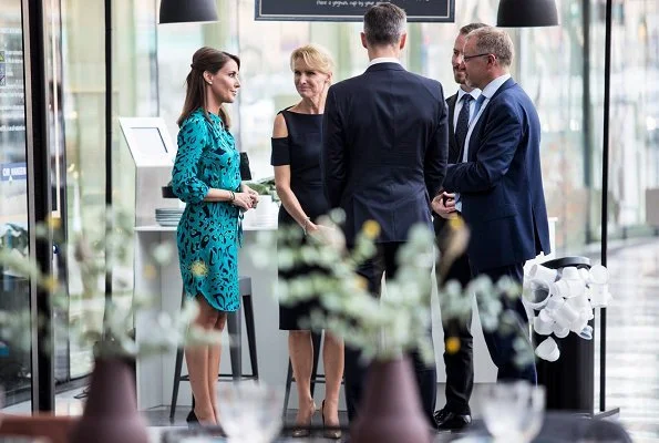 Danish Princess Marie wore her Charlotte Sparre dress at the opening of the Copenhagen Cooking & Food Festival