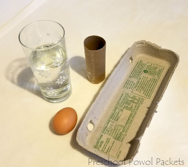Egg Science Experiment With Inertia | Preschool Powol Packets