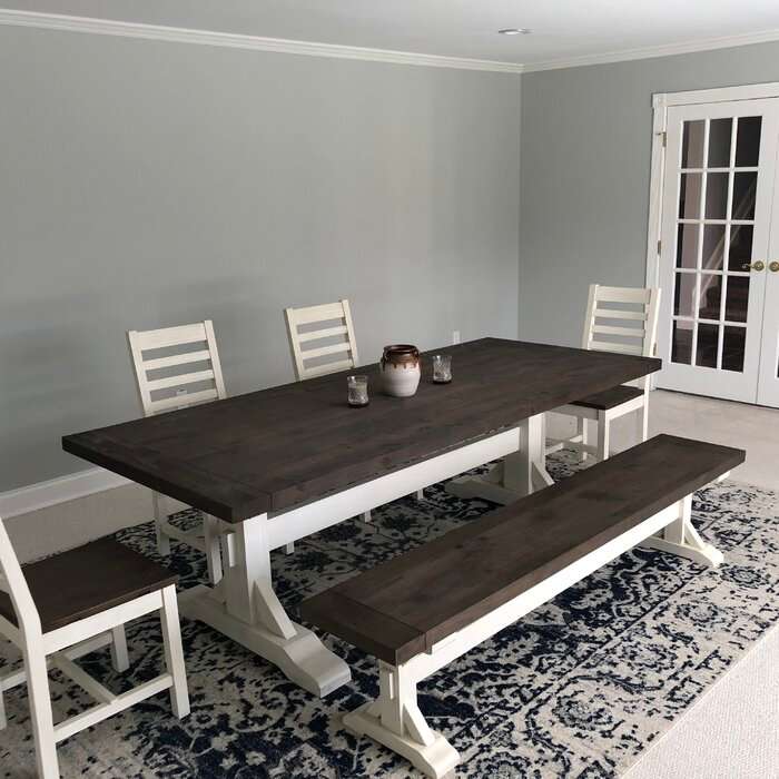 Review ﻿Bulah Solid Wood Dining Table 8 + Seat Kitchen & Dining Tables