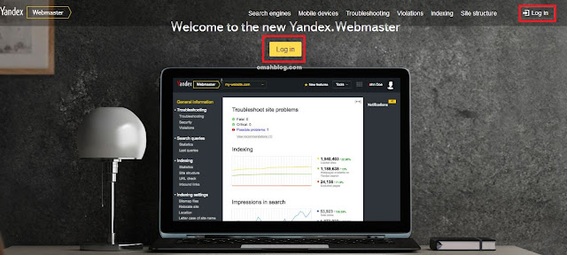 Mendaftarkan Blog Pada Yandex Webmaster