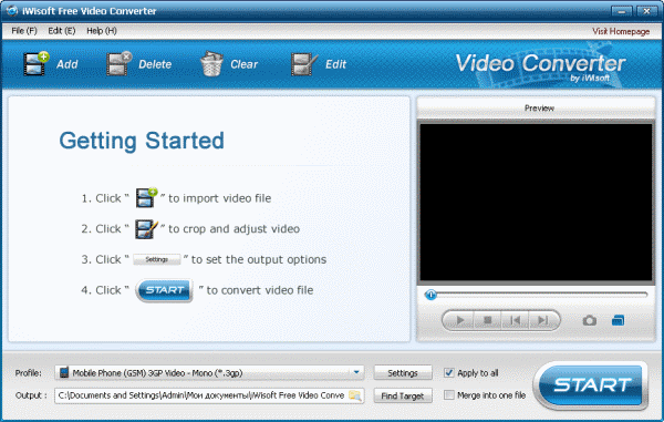 iWisoft Free Video Converter 1.2