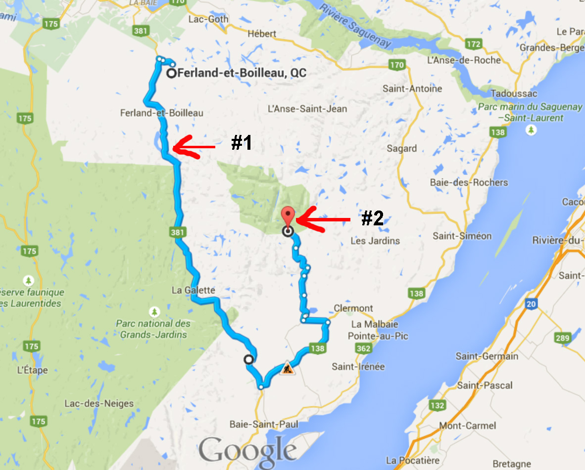 Laurentian Mountains Map