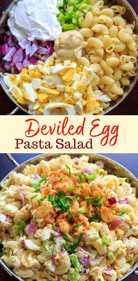 Deviled Egg Pasta Salad Recipe