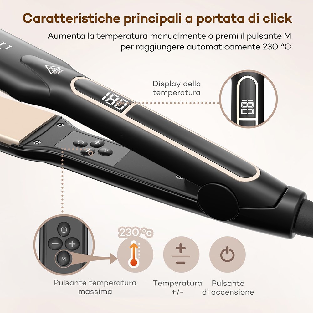 Piastra Per Capelli Professionale (2026) Al Miglior Prezzo - Foto 3