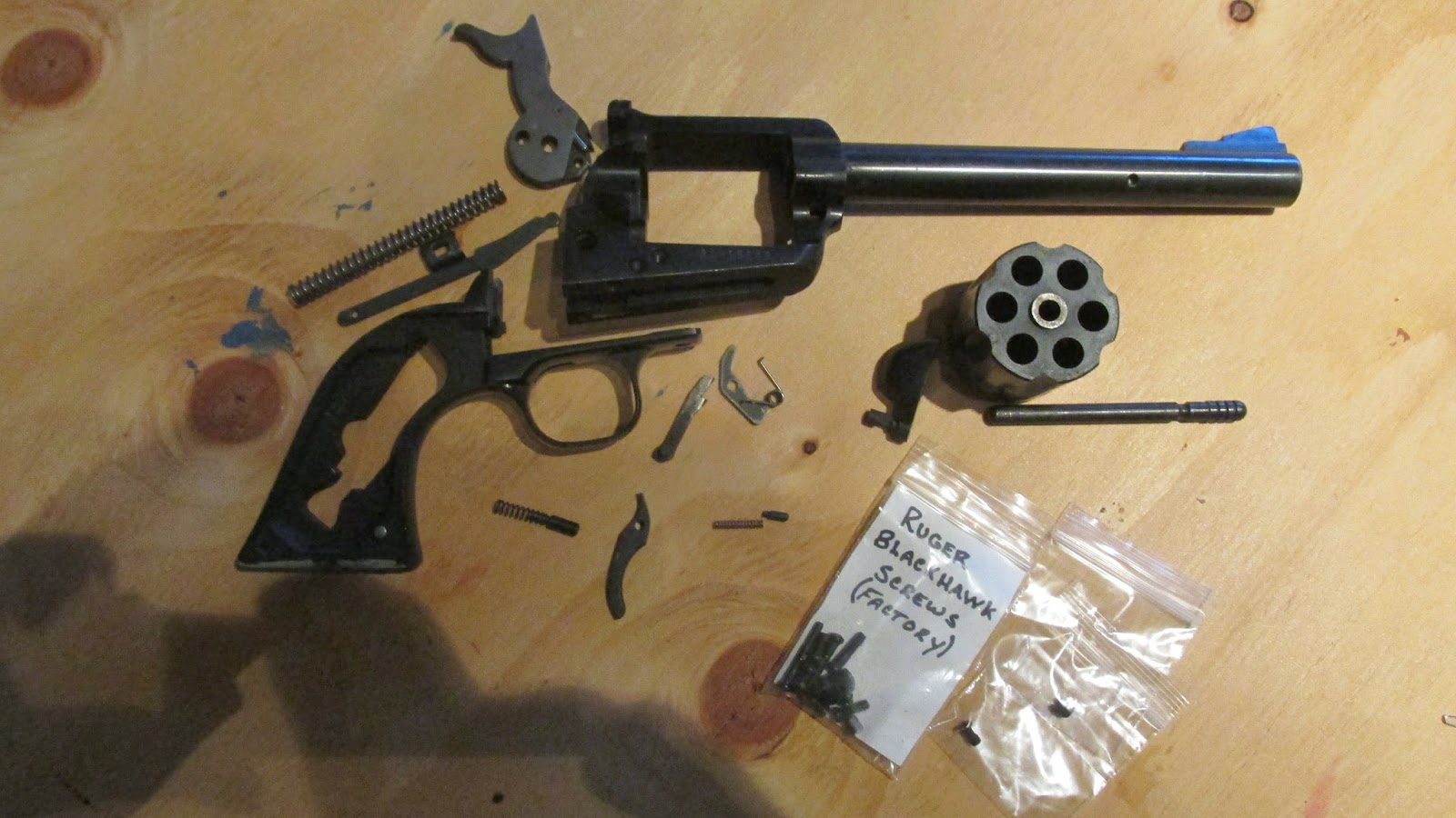 TINCANBANDIT's Gunsmithing: Ruger Old Model Blackhawk Project part 3