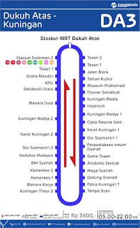 peta rute transjakarta dukuh atas kuningan