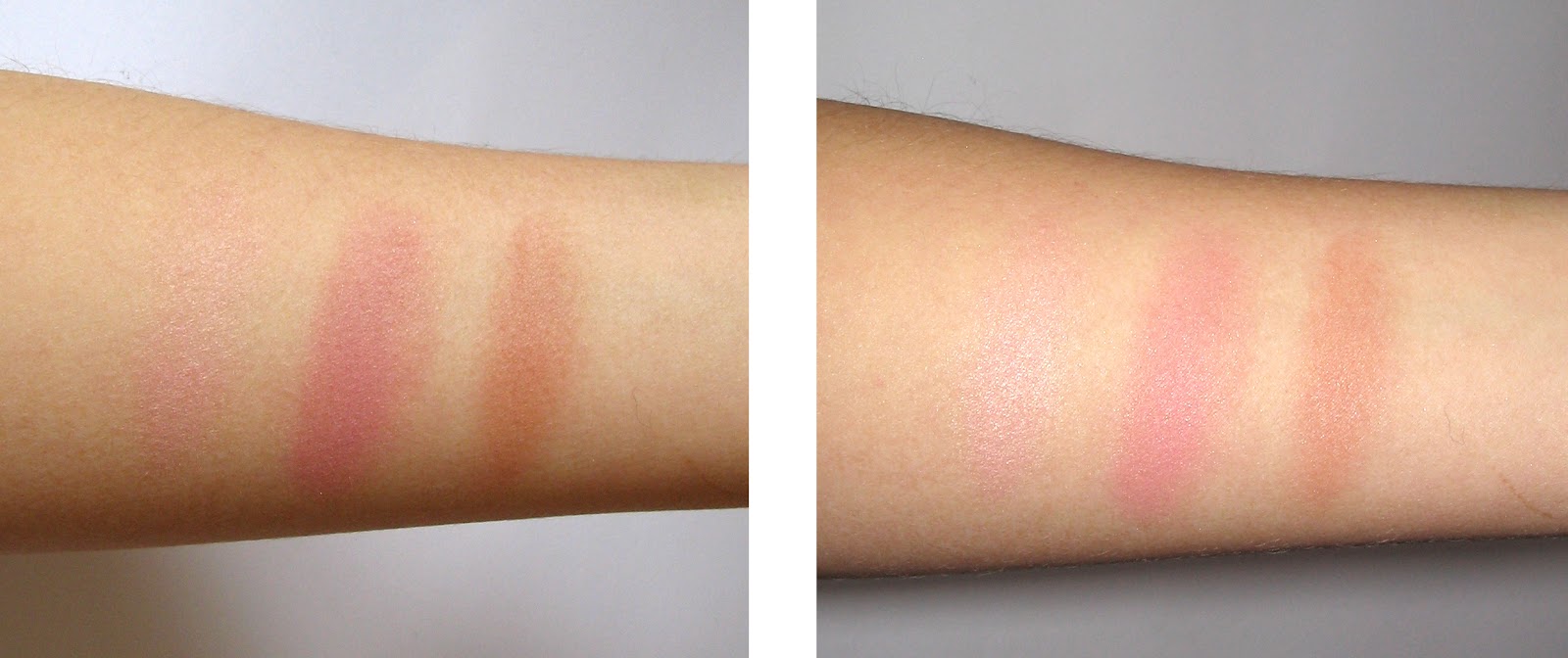 W7 Candy Floss, Africa and Rimmel Smoked Oyster Swatches