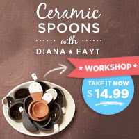 Clay spoons with Diana Fayt