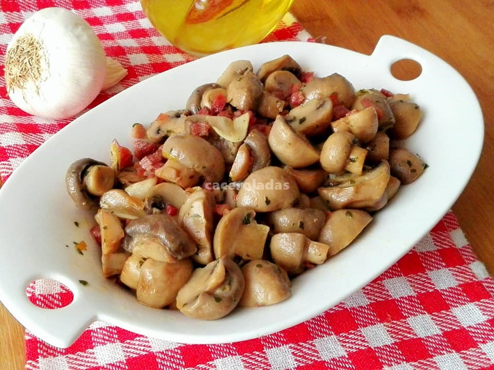 Como cocinar champinones frescos enterost