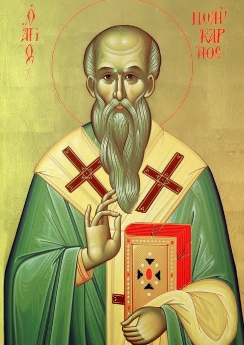 Ο Άγιος Πολύκαρπος ο Ιερομάρτυρας Επίσκοπος Σμύρνης