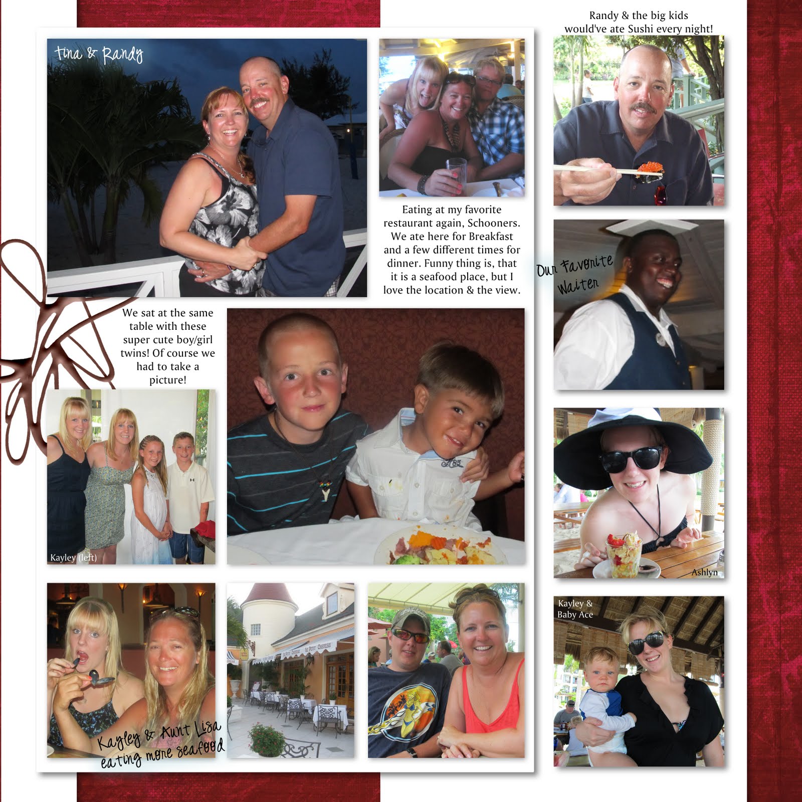 MOMS CRAZY COOKING: Sharing Scrapbook Pages (August 2011)